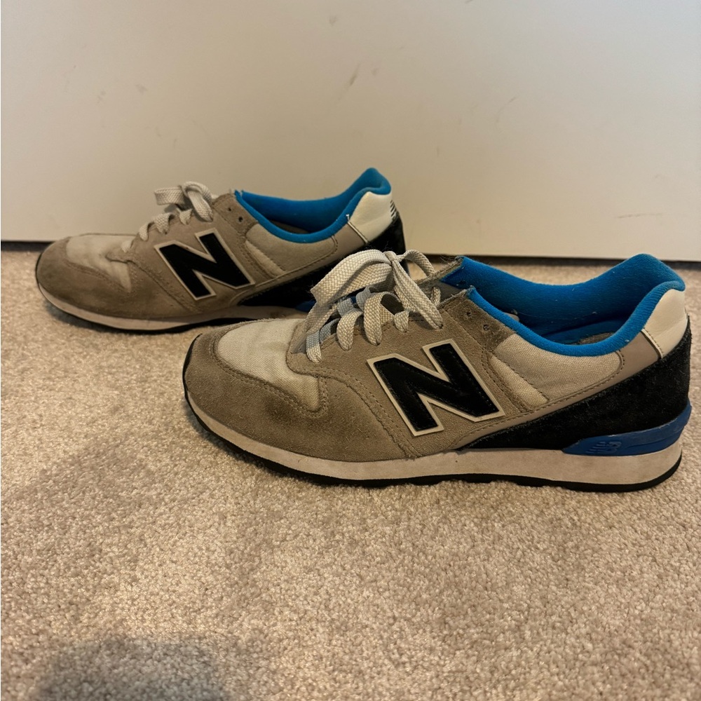 New Balance sneakers gray and blue